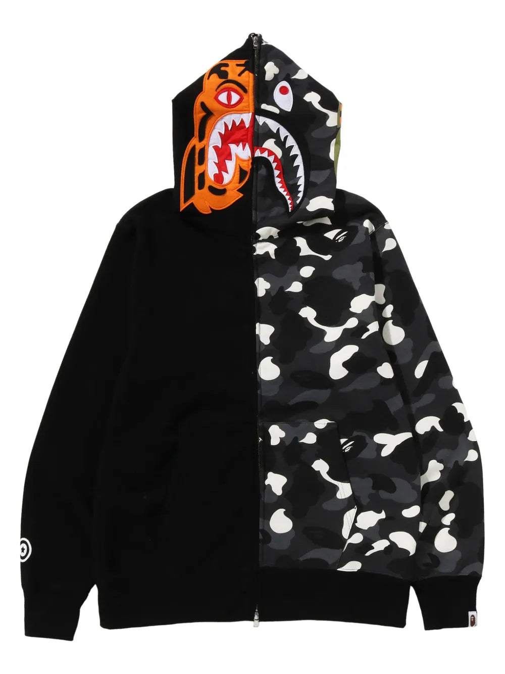 A BATHING APE® hoodie City Camo Tiger Shark