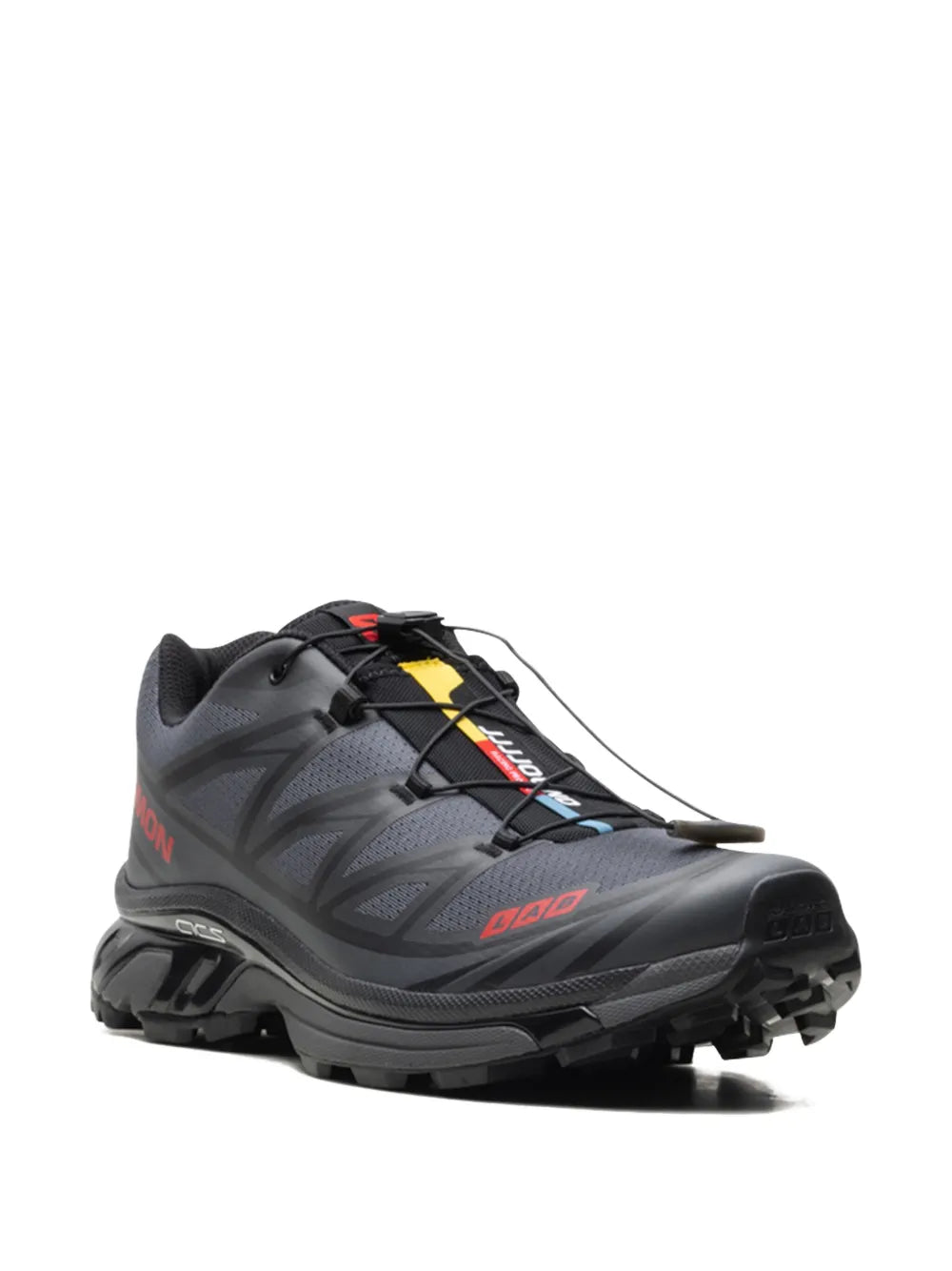 Salomon tenis XT-6 JJJJound - Black Fiery Red - Negro - imagen 2