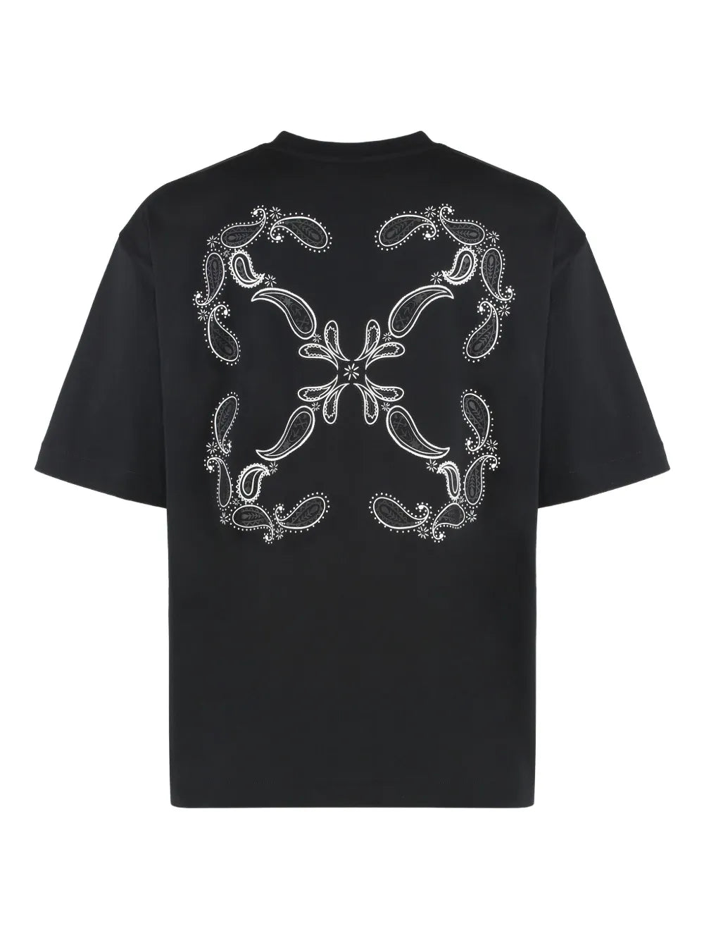 Off-White playera con estampado de cachemira