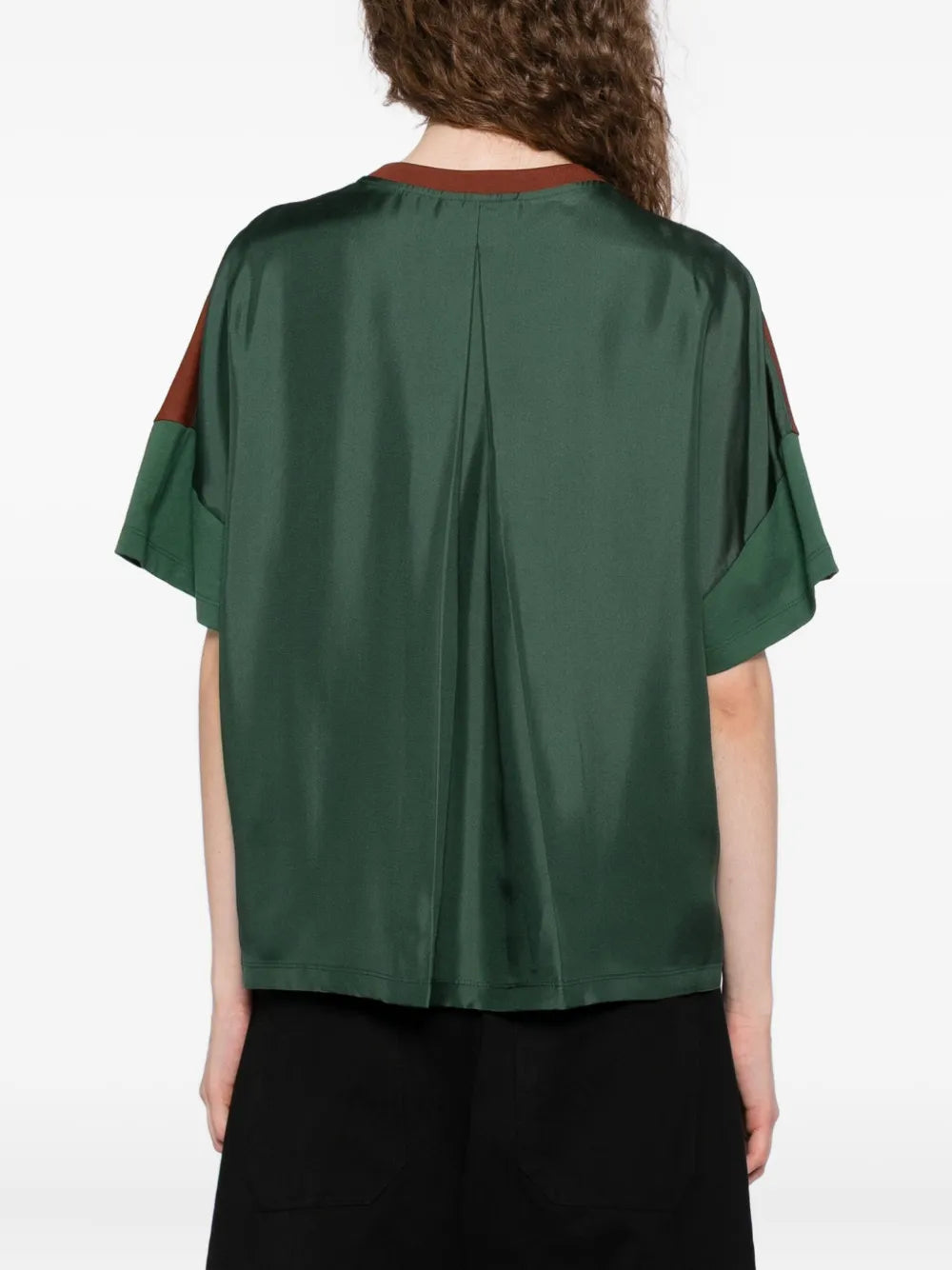 LOEWE playera de seda con logo