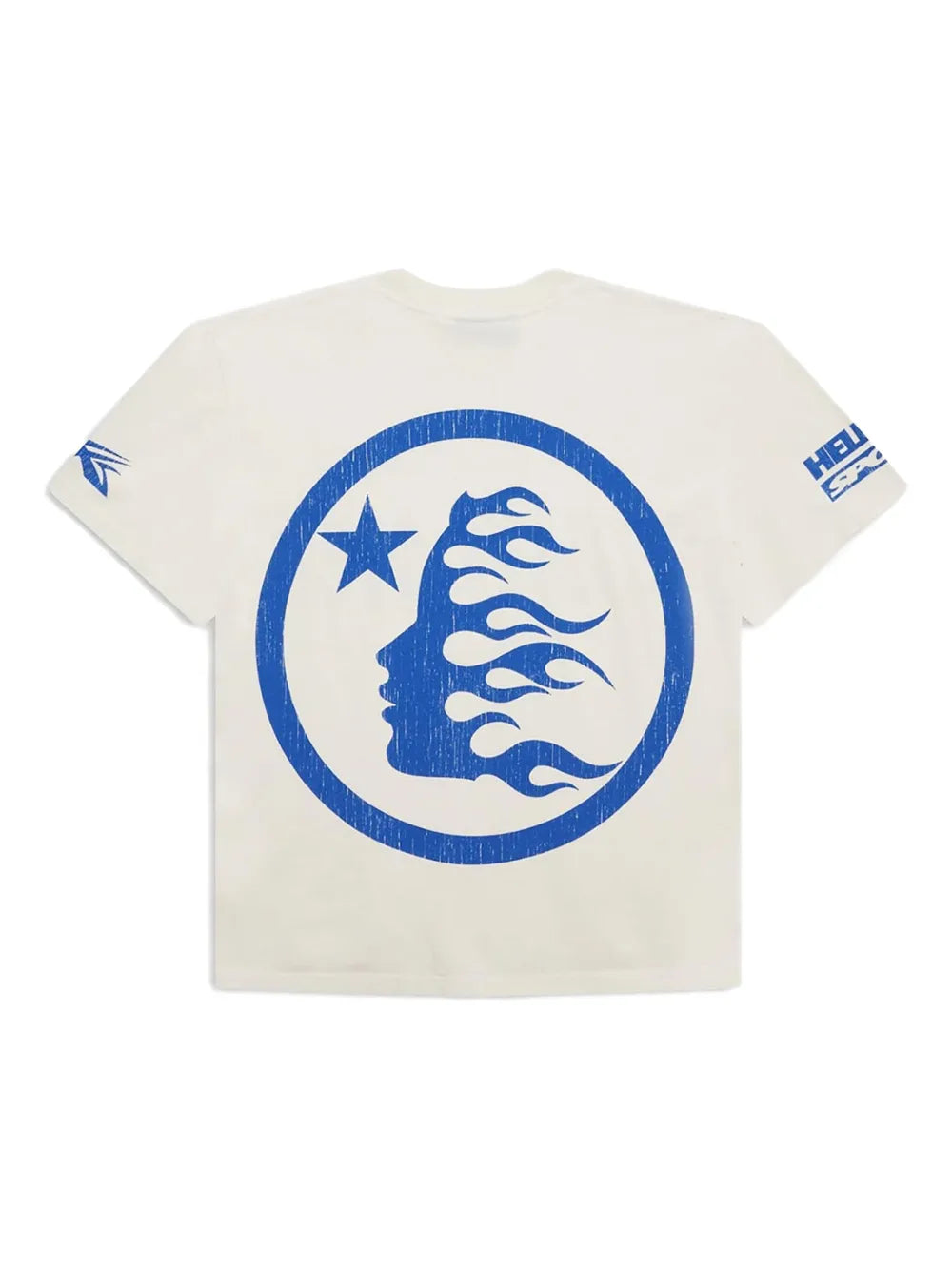 HELLSTAR playera con llamas estampadas