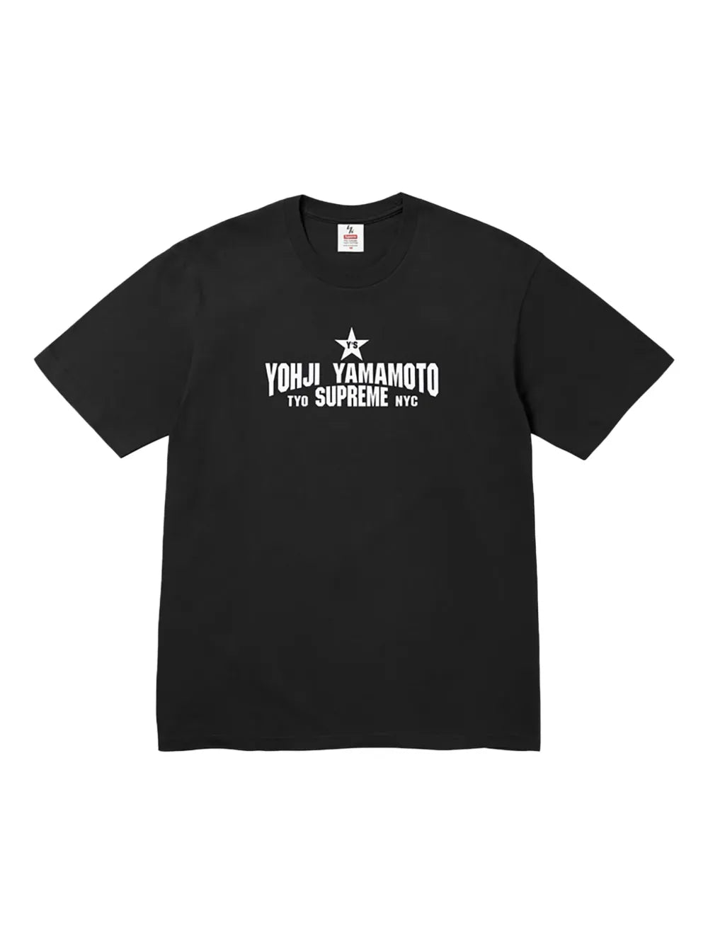 Supreme playera Star en colaboración con Yohji Yamamoto - Negro - imagen 1