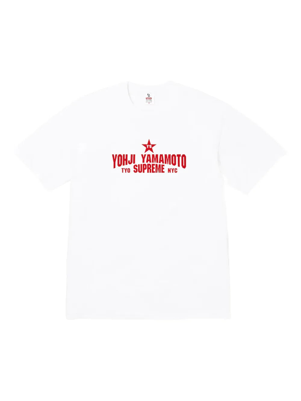Supreme playera manga corta en colaboración con Yohji Yamamoto - Blanco - imagen 1