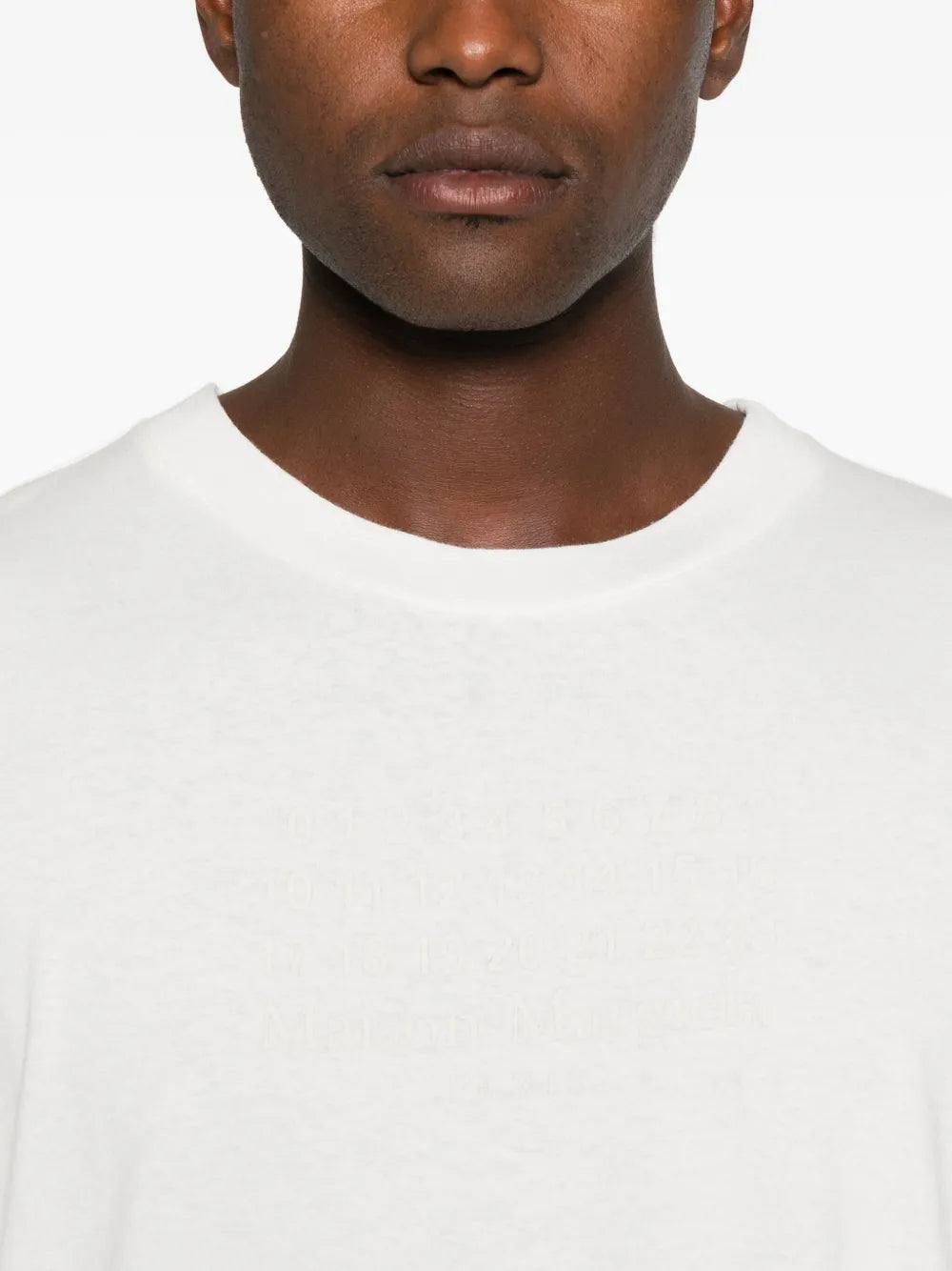 Maison Margiela playera cuello redondo - Blanco - imagen 4