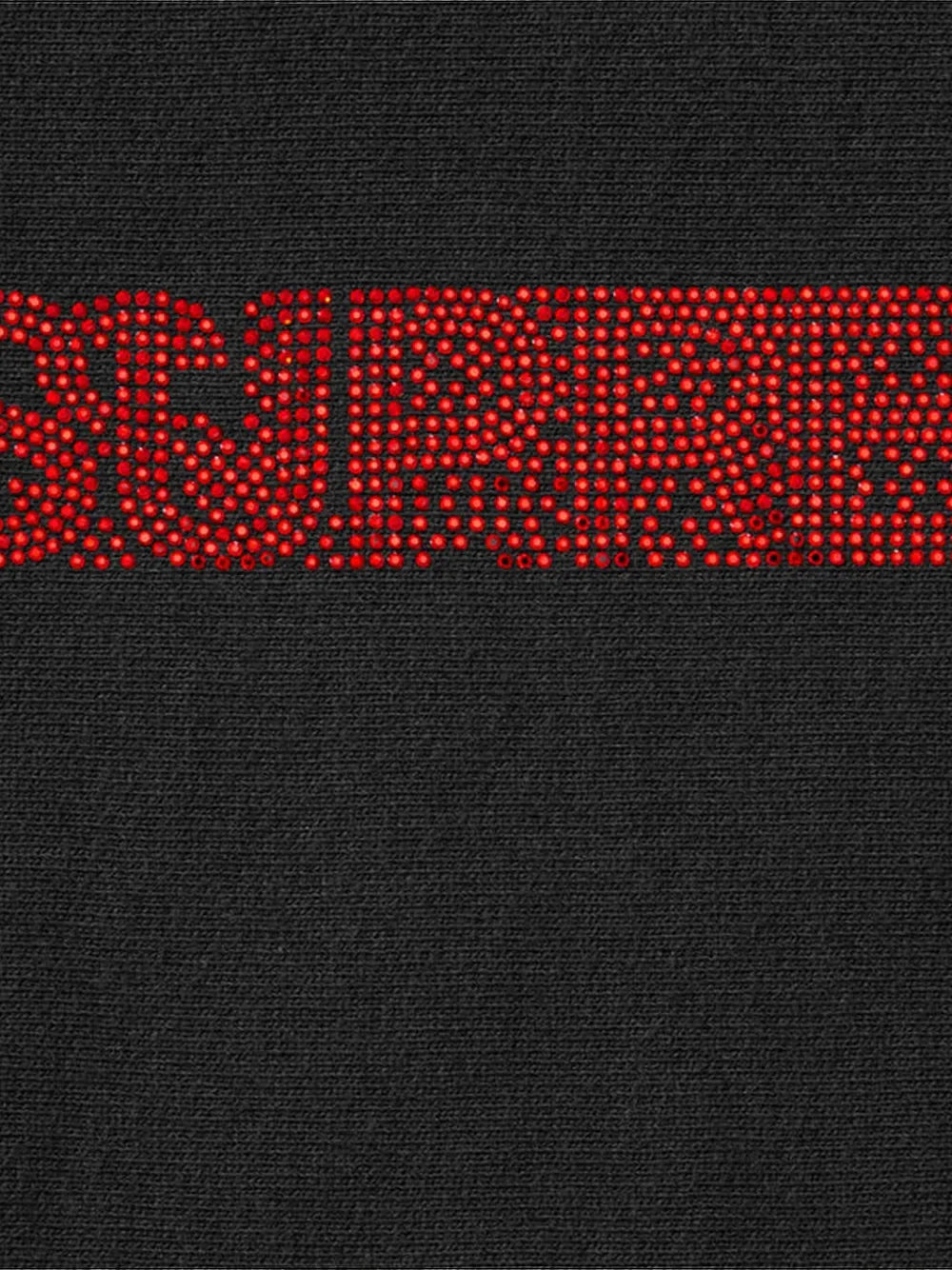 Supreme hoodie con logo en colaboración con Swarovski - Negro - imagen 2