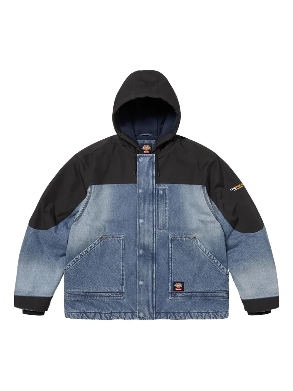 Supreme chamarra worker con capucha en colaboración con Dickies® - Azul - imagen 1