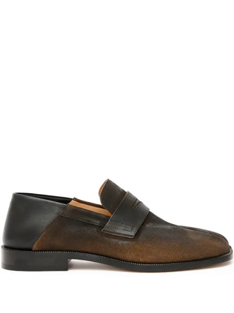 Maison Margiela mocasines Tabi City - Marrón - vista 1