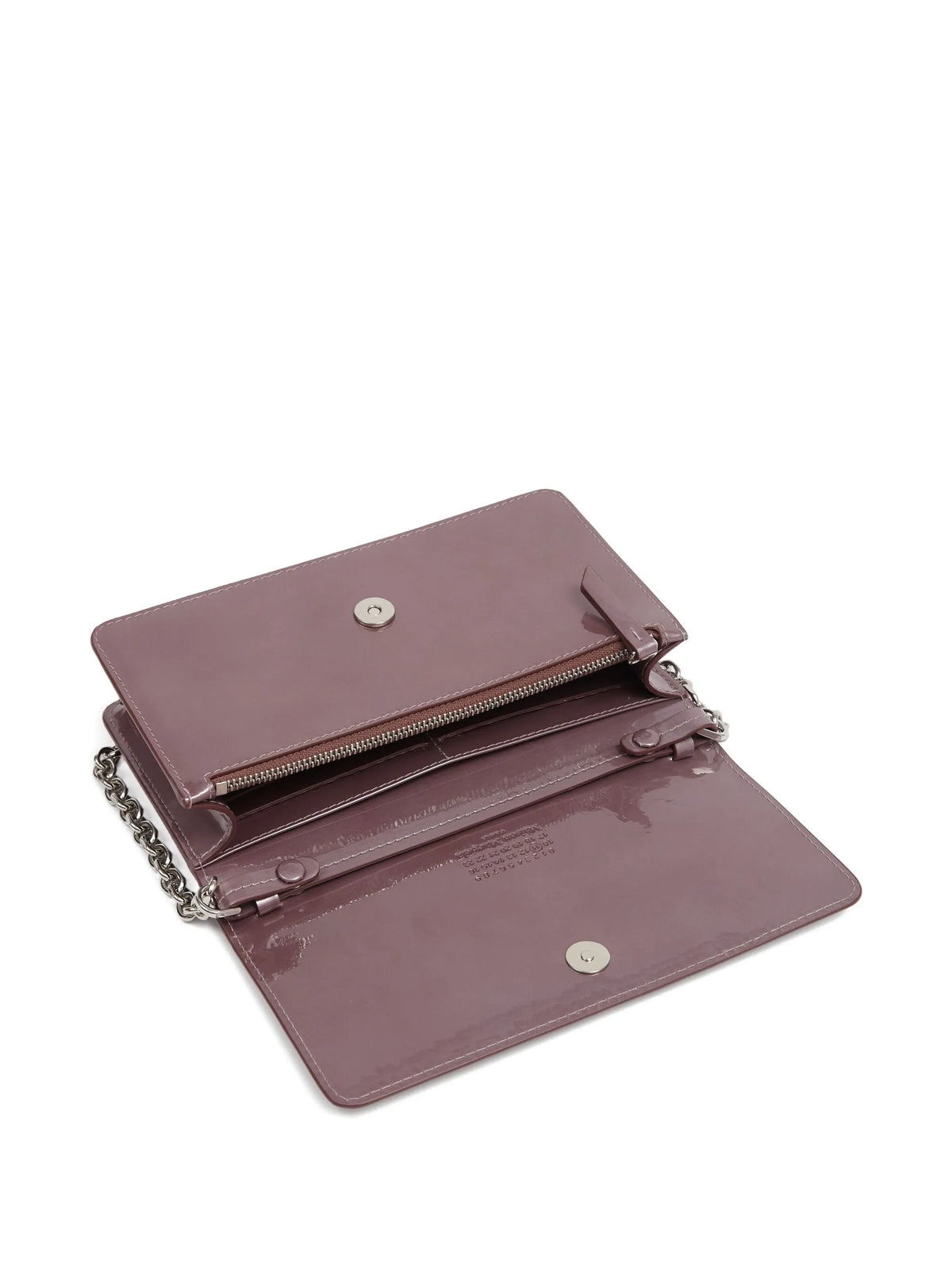 Maison Margiela cartera mediana con detalle de cuatro costuras - Morado - imagen 3