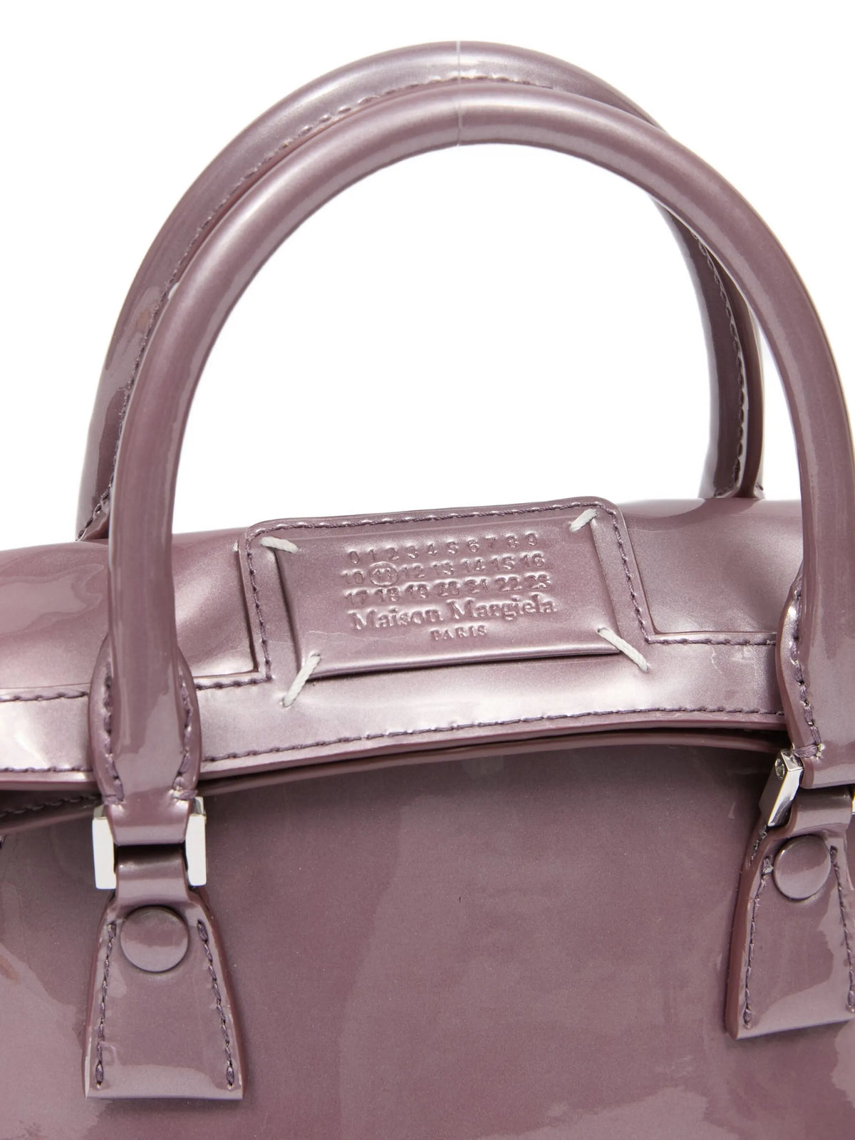 Maison Margiela tote 5AC mini - Morado - imagen 4