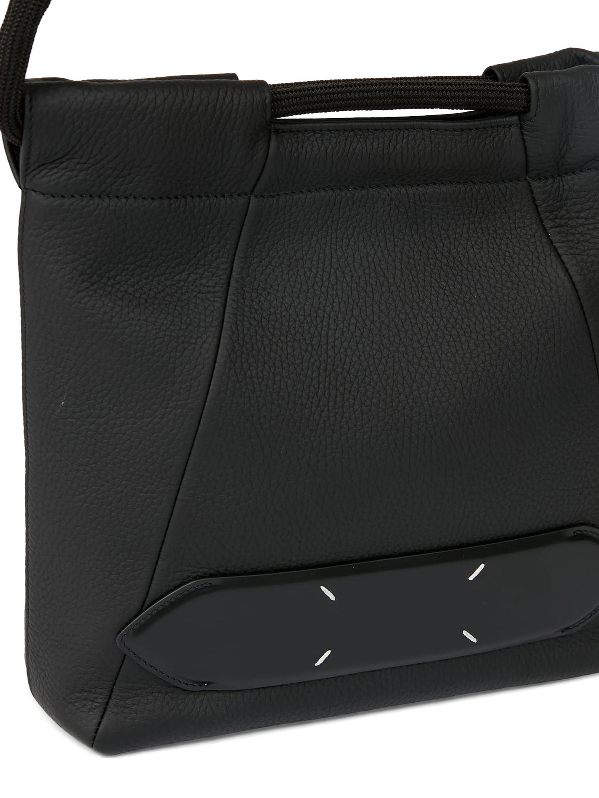 Maison Margiela bolsa de hombro con detalles de costuras - Negro - imagen 3