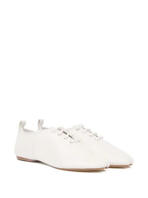 Maison Margiela zapatos derby de piel - Blanco - vista 2