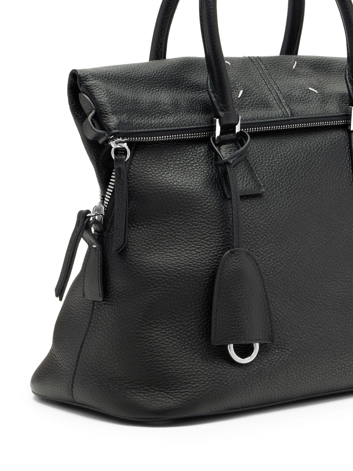 Maison Margiela tote 5AC Soft mediana - Negro - imagen 4