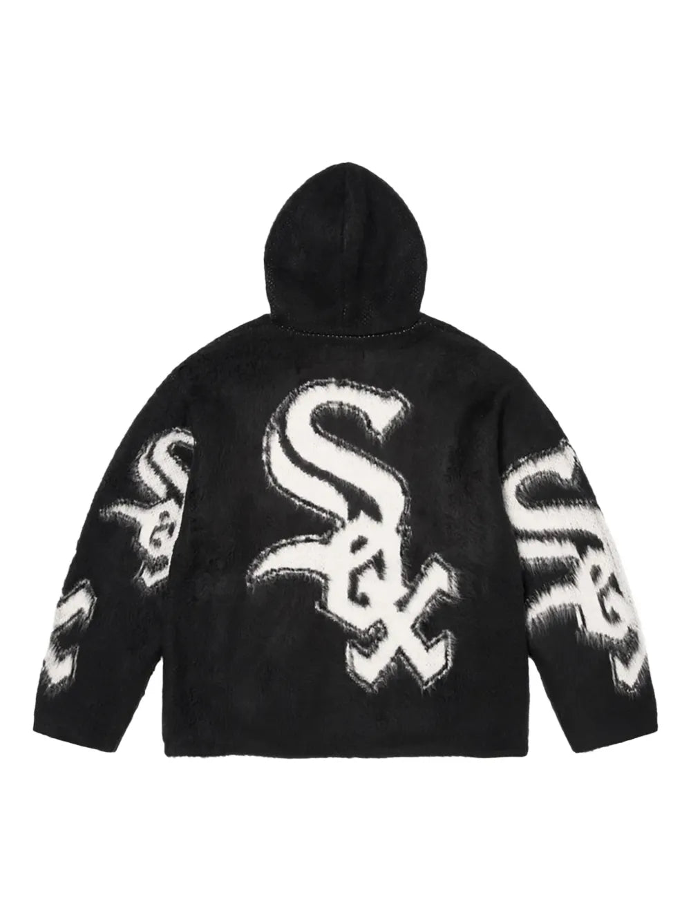 Supreme hoodie con cierre en colaboración con Chicago White Sox - Negro - imagen 2
