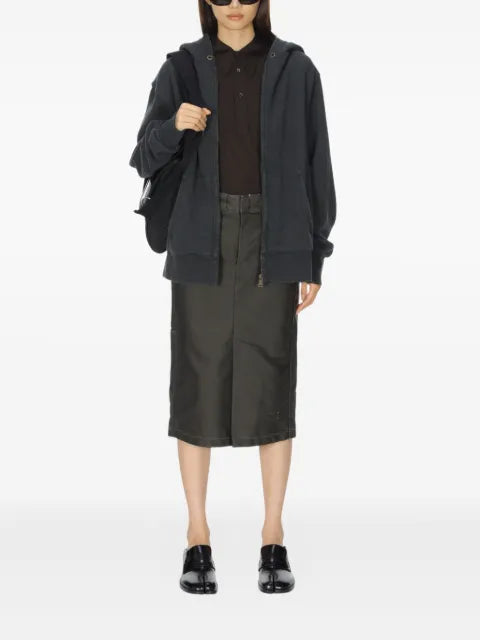 Maison Margiela falda lápiz midi con bolsillo - imagen 2