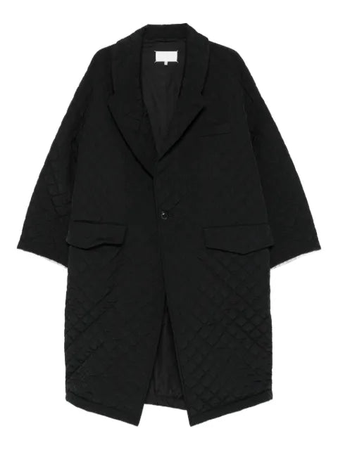 Maison Margiela abrigo capitonado con logo de cuatro costuras - imagen 1