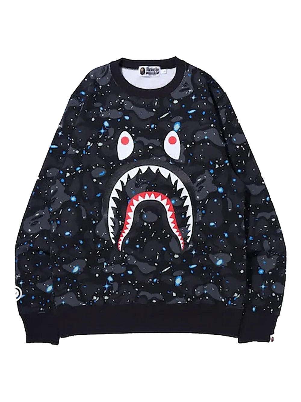 A BATHING APE® top Space Camo Shark