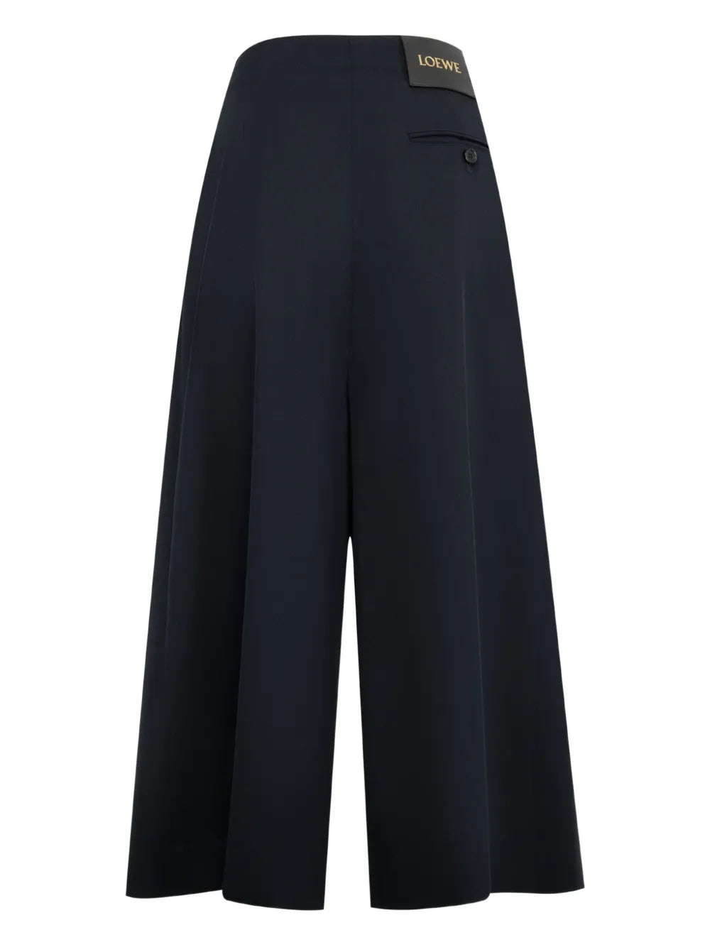 LOEWE pantalones palazzo con cinturón