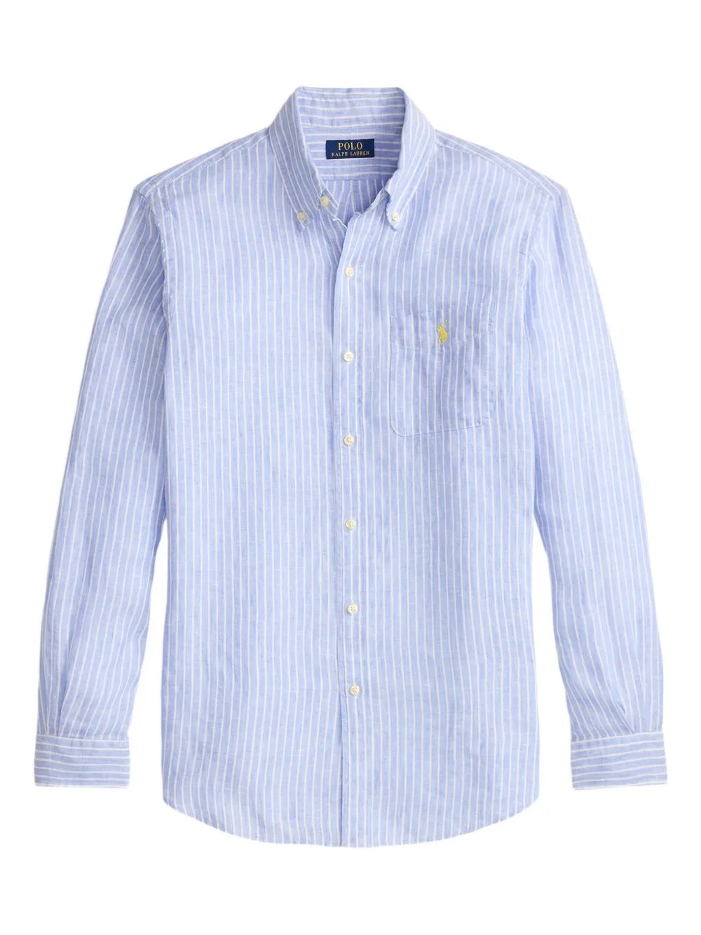 Polo Ralph Lauren camisa con botones y rayas estampadas