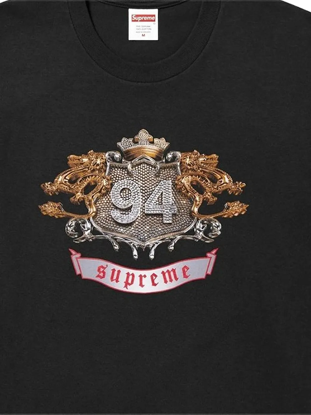 Supreme playera de diamantes - Negro - imagen 2