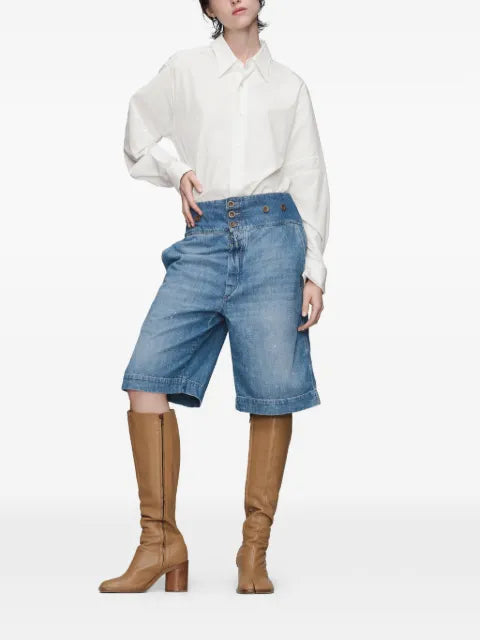 Maison Margiela camisa de popelina con botones - imagen 2