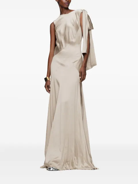 Maison Margiela vestido de fiesta con detalle de moño - imagen 2