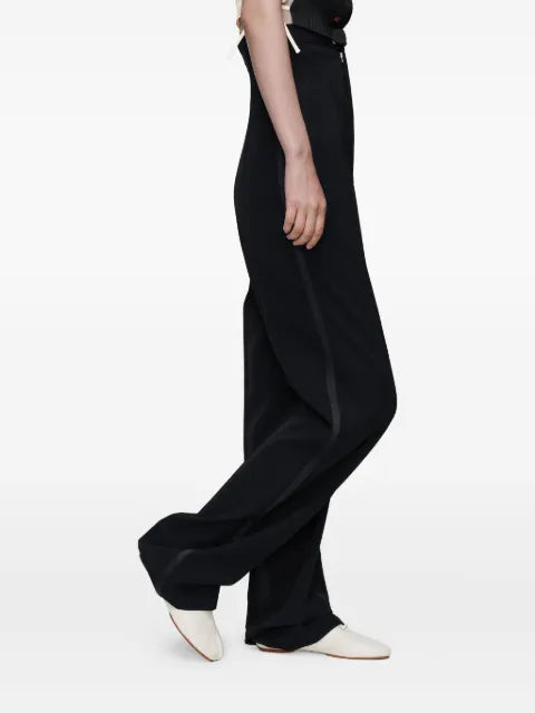 Maison Margiela pantalones de vestir con rayas estampadas - imagen 2