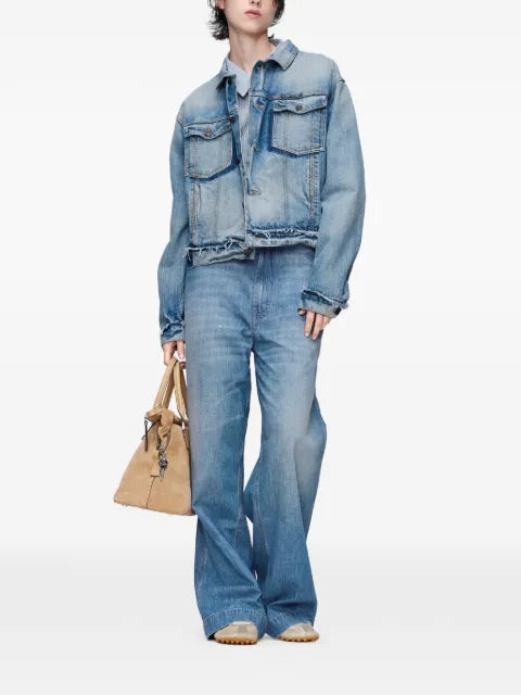 Maison Margiela jeans anchos con efecto degradado - imagen 2