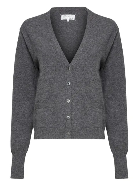 Maison Margiela cárdigan con cuello en V - imagen 1