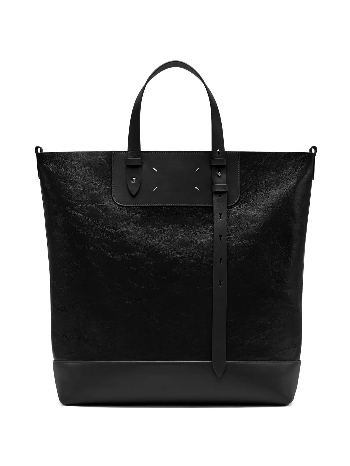 Maison Margiela tote con detalle de cinturón - Negro - imagen 1