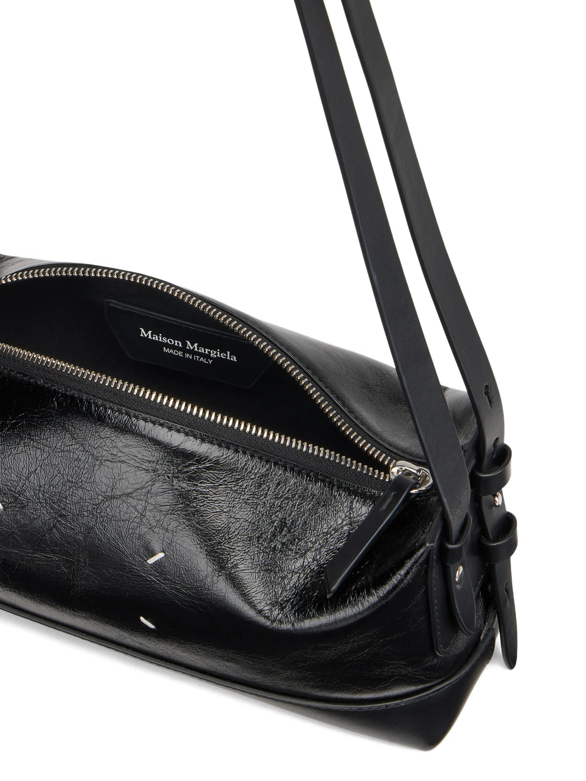 Maison Margiela bolsa de hombro con cinturón - Negro - imagen 4