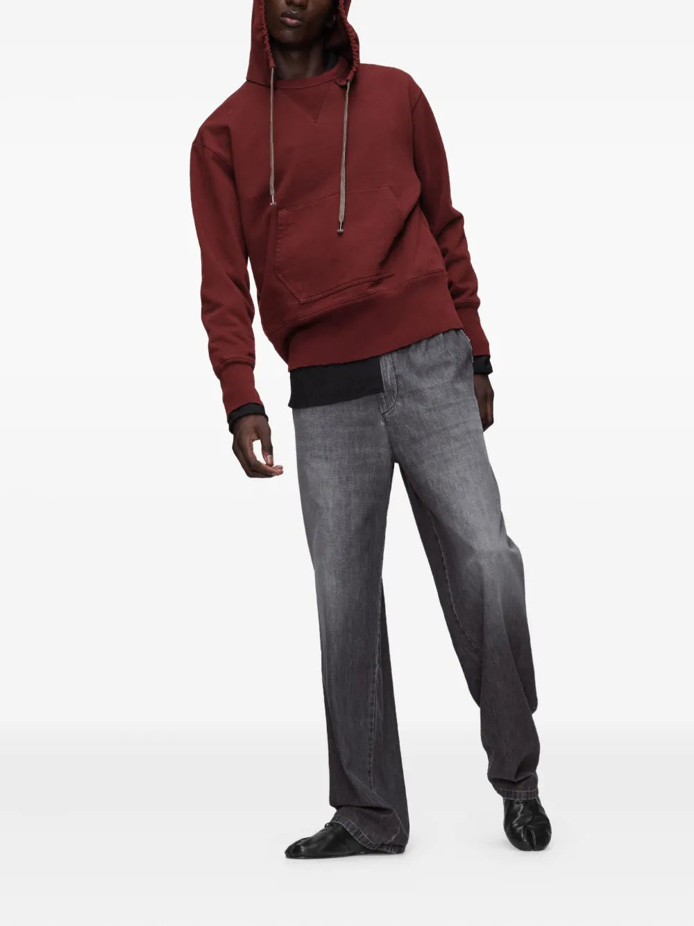Maison Margiela jeans rectos con efecto desgastado - Gris - imagen 2