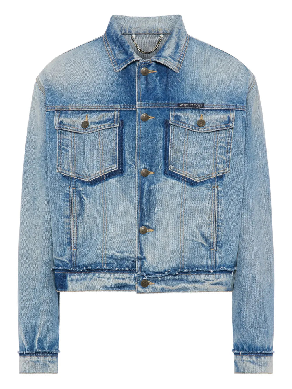 Maison Margiela chamarra con bolsillo - Azul - imagen 1
