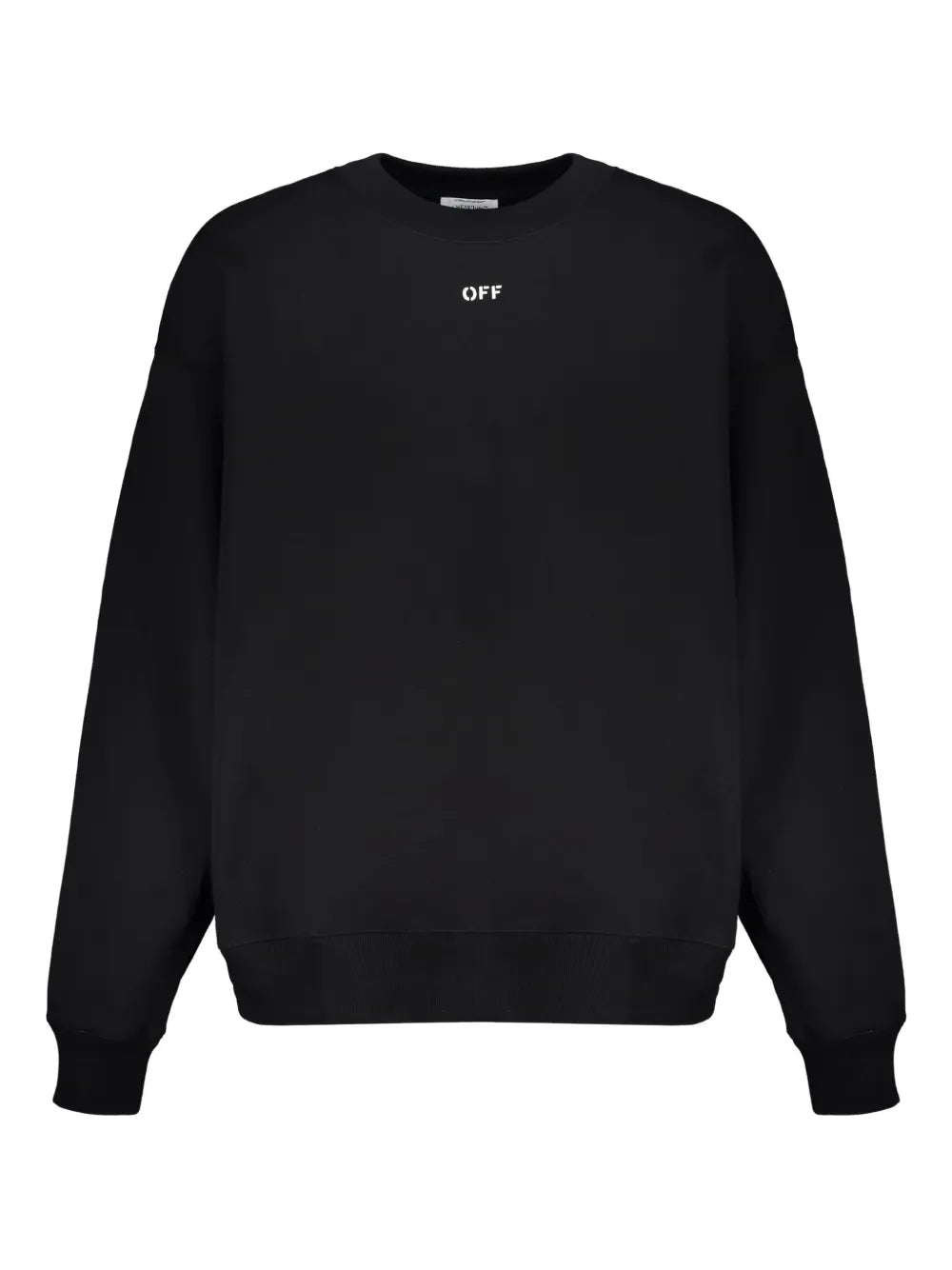 Off-White sudadera de canalé
