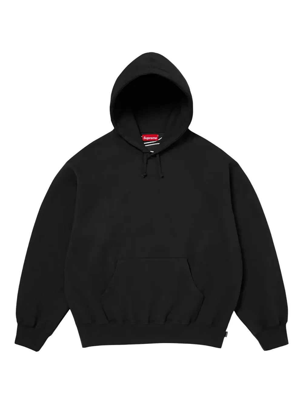 Supreme hoodie con aplique del logo - Negro - imagen 1