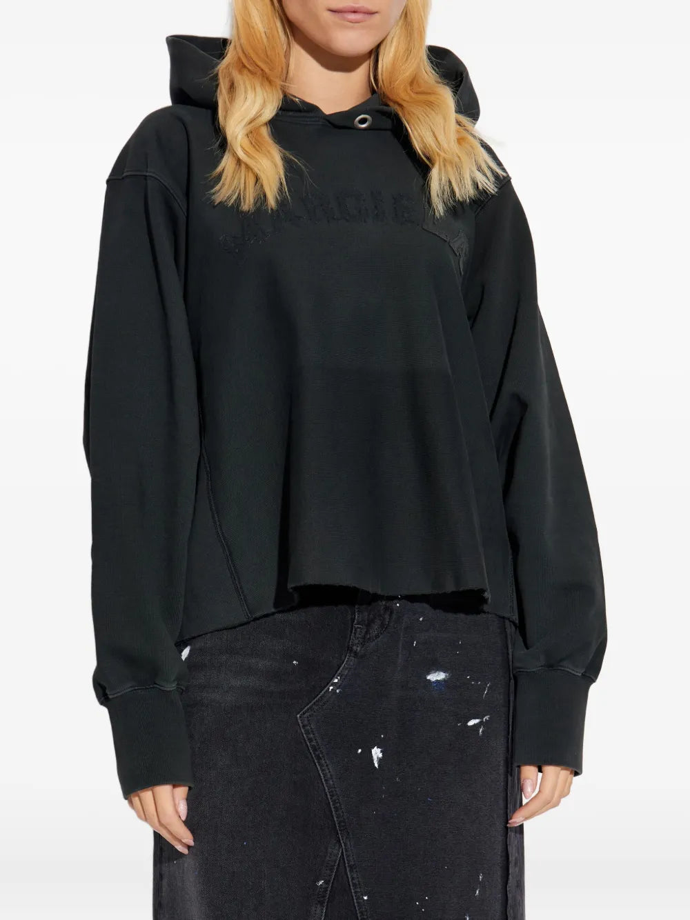 Maison Margiela suéter con logo bordado - Negro - imagen 3