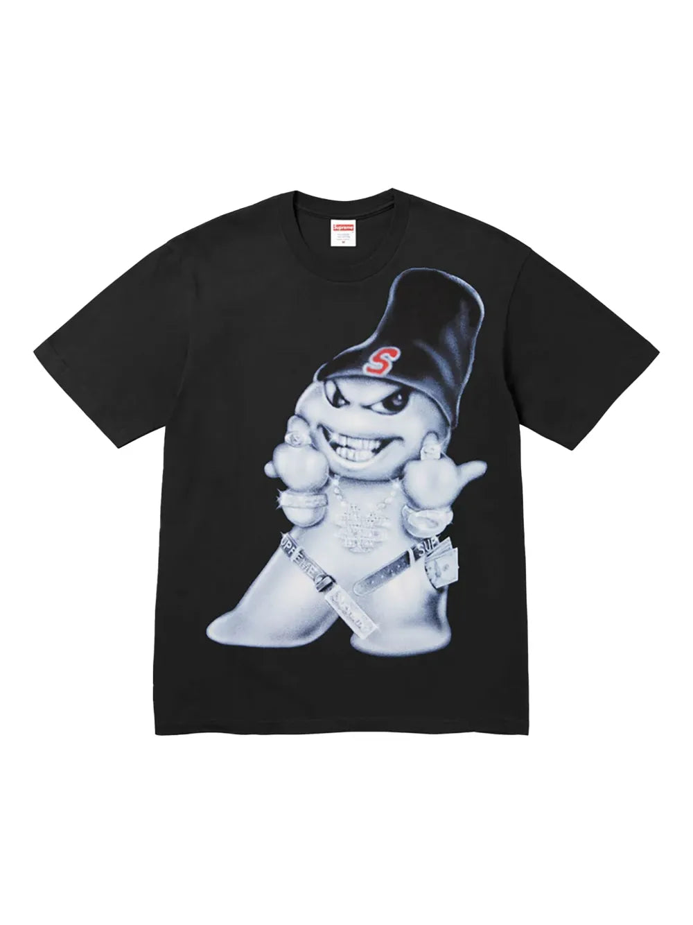 Supreme playera Snowman - Negro - imagen 1