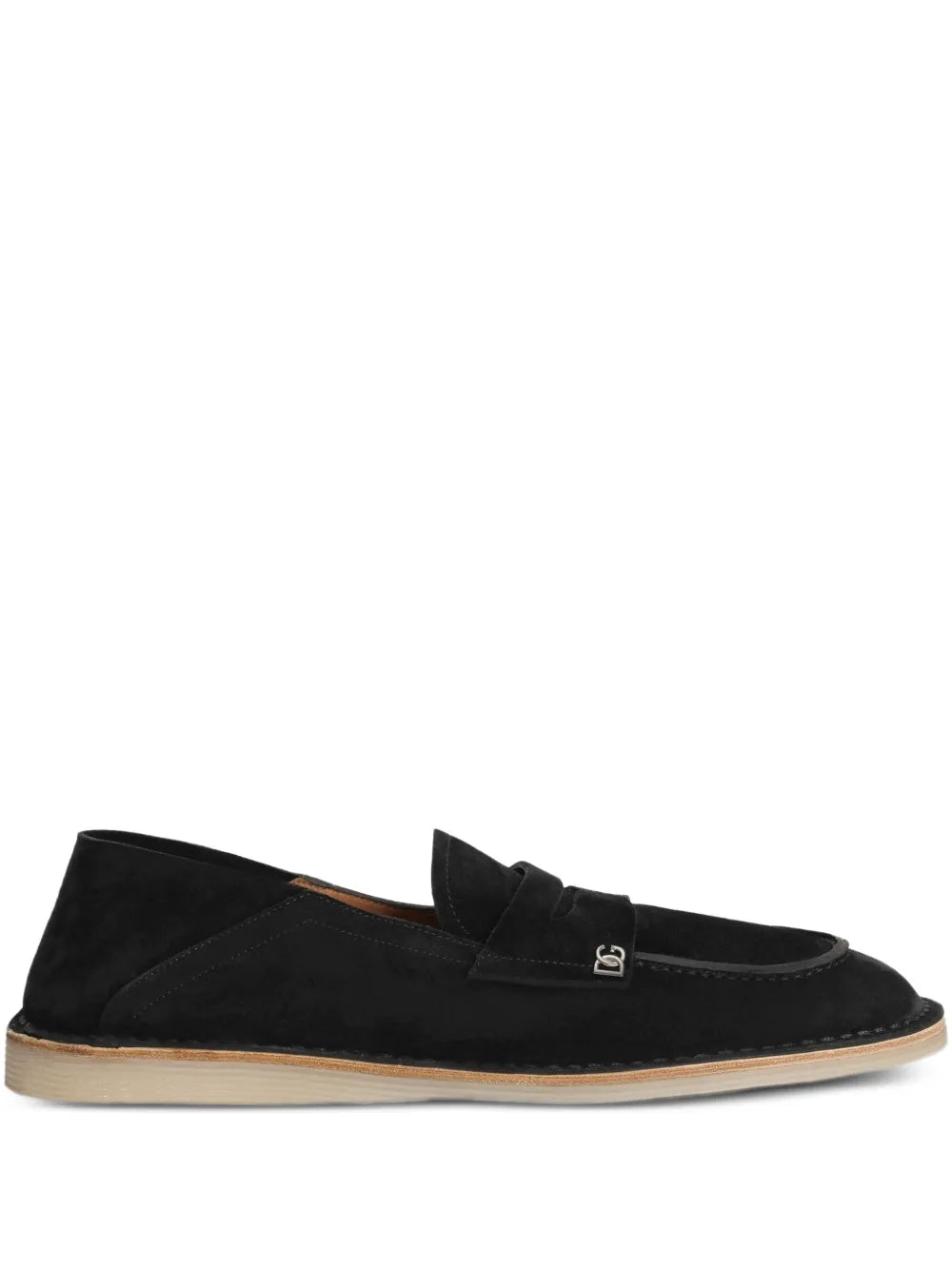 Dolce & Gabbana mocasines con placa del logo