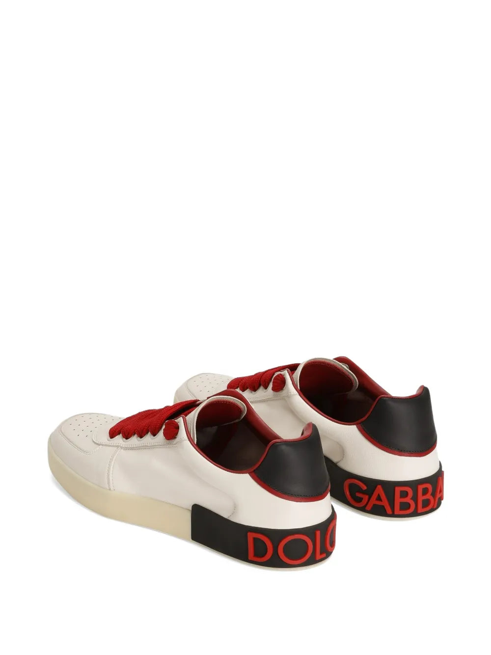 Dolce & Gabbana tenis con logo en relieve