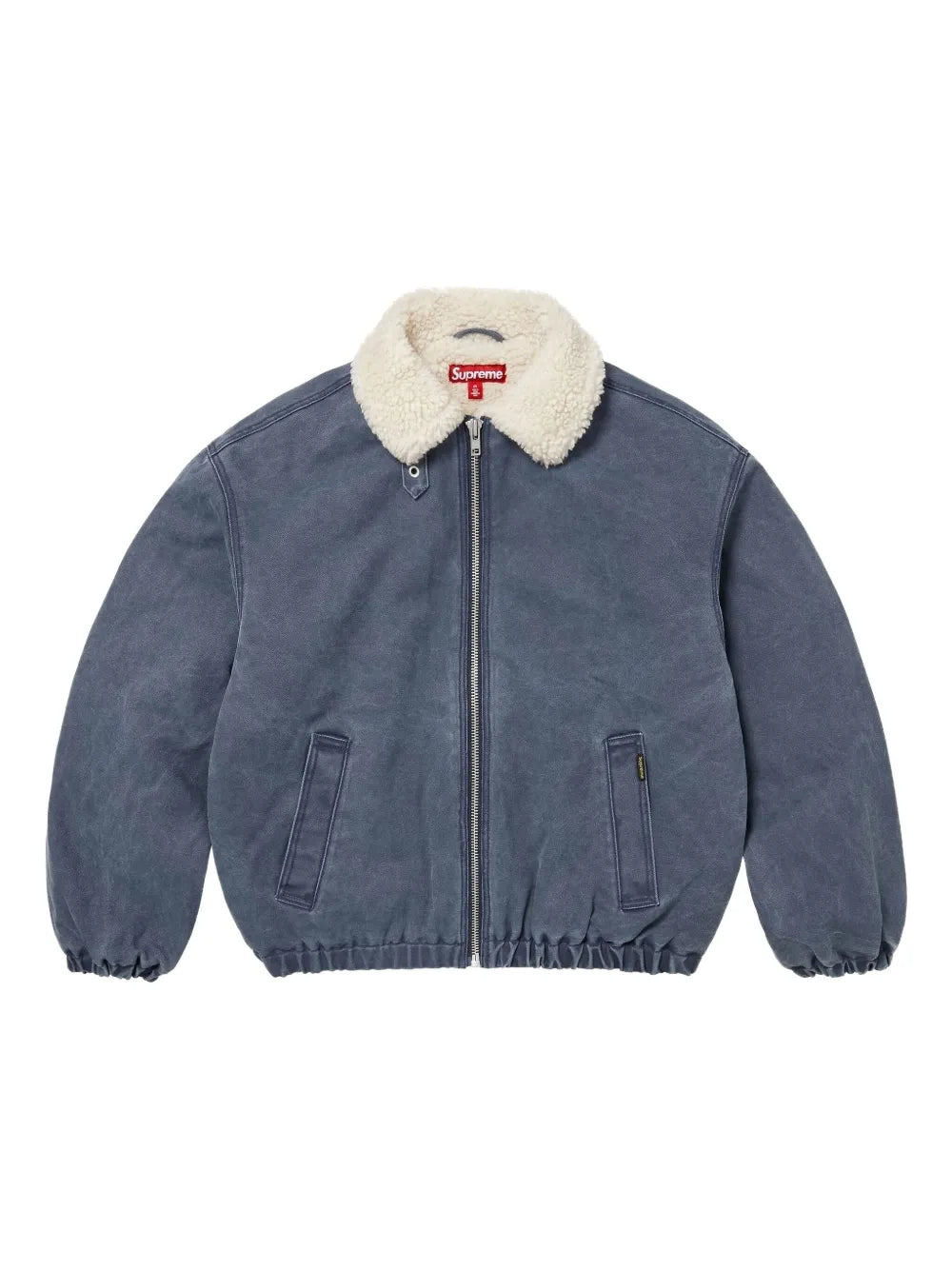 Supreme chamarra bomber con forro de lana - Azul - imagen 1