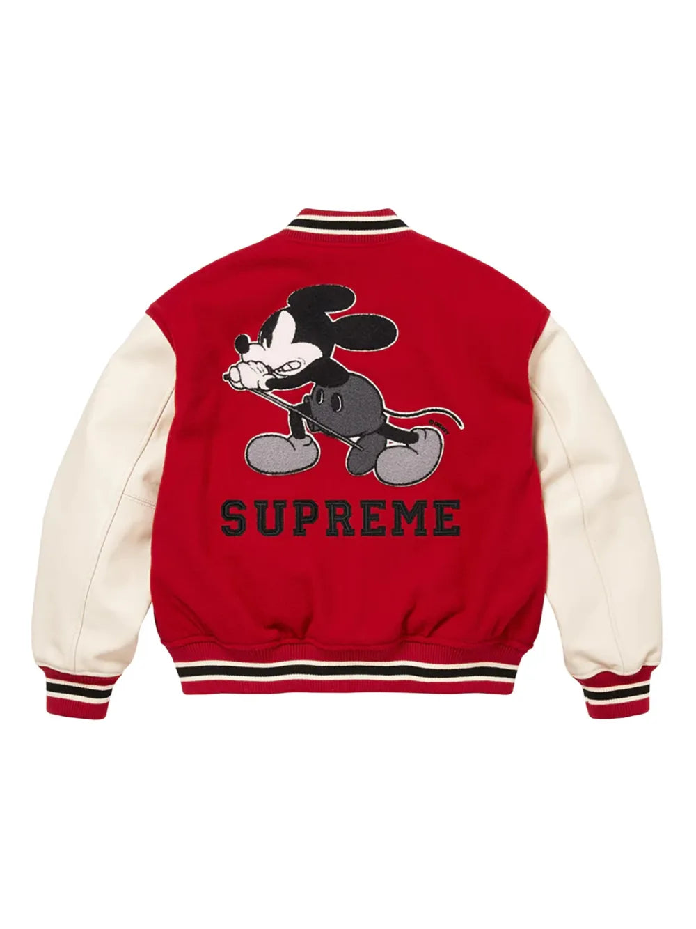 Supreme chamarra universitaria Mickey - Rojo - imagen 2