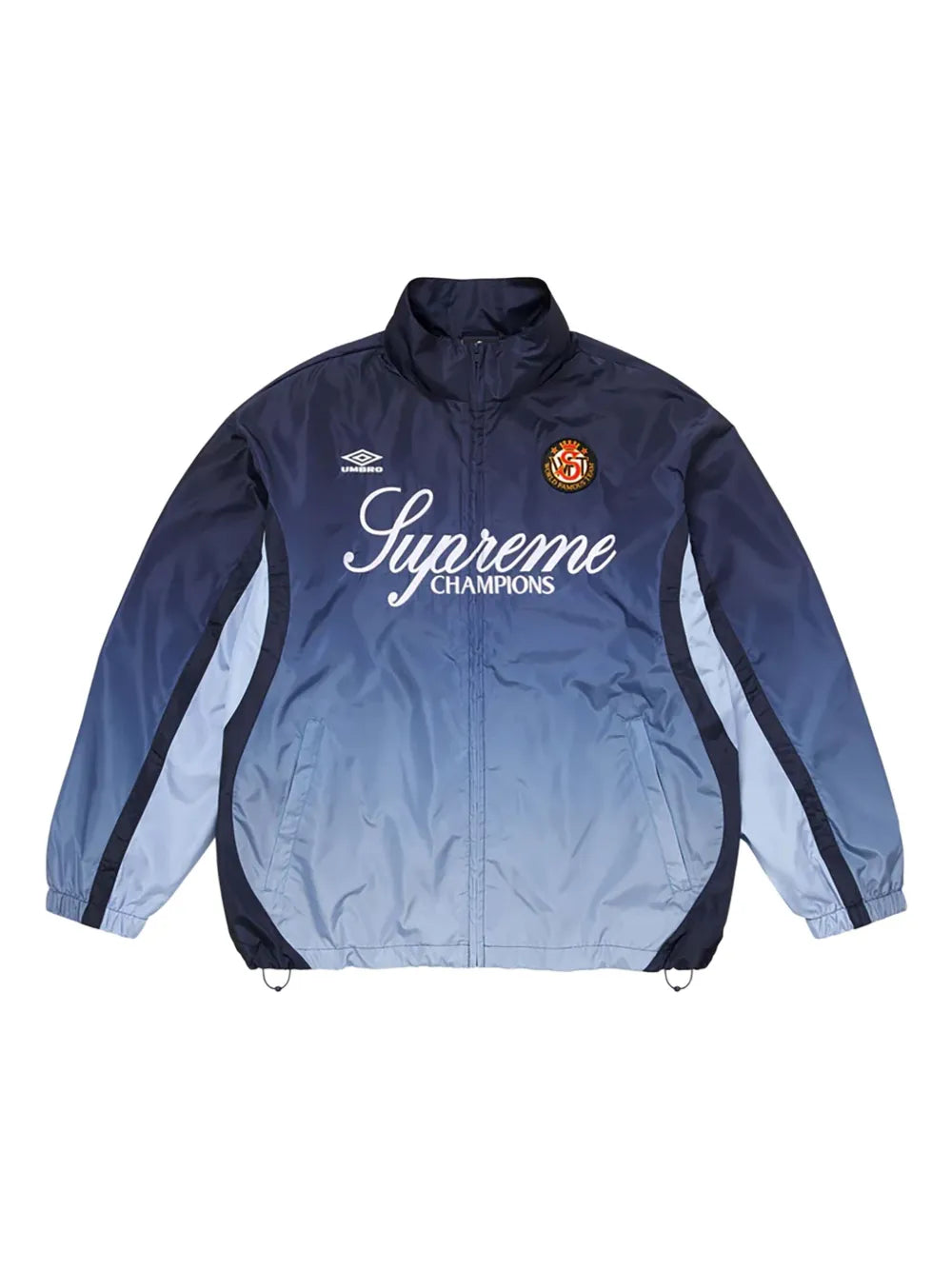 Supreme chamarra deportiva con efecto degradado en colaboración con Umbro - Azul - imagen 1