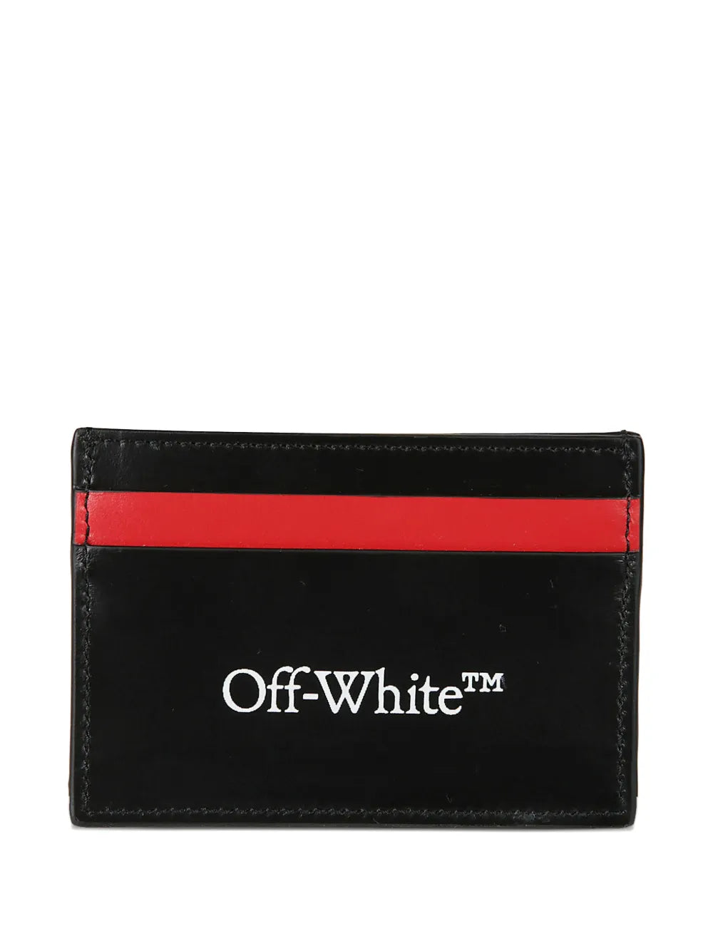 Off-White tarjetero con detalle de flecha