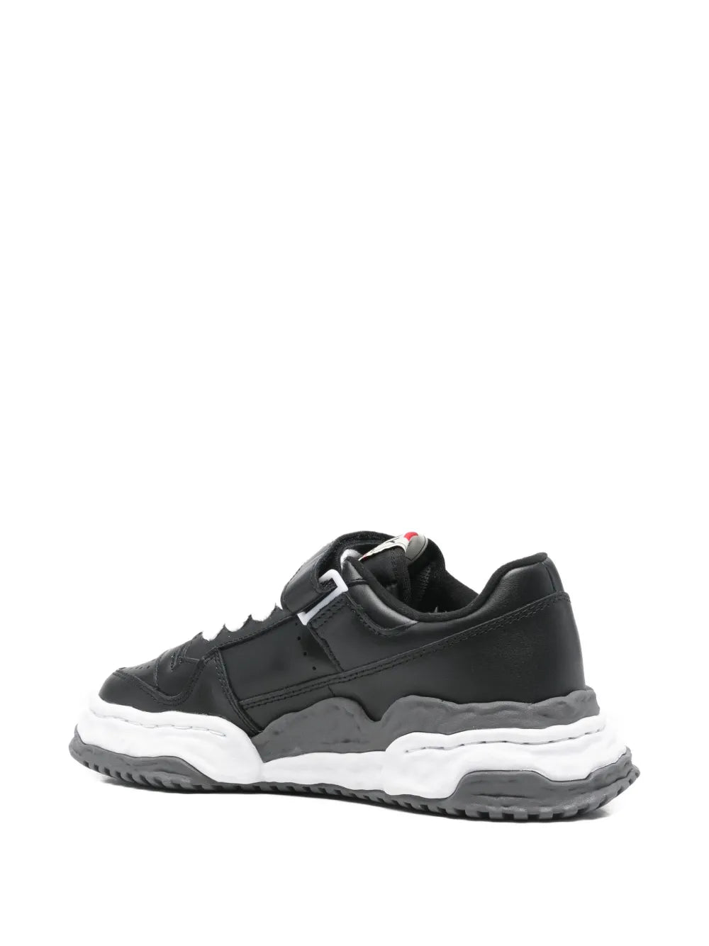 Maison MIHARA YASUHIRO tenis con cierre autoadherente - negro
