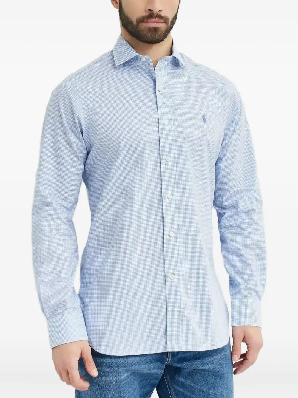 Polo Ralph Lauren camisa con cuadros estampados