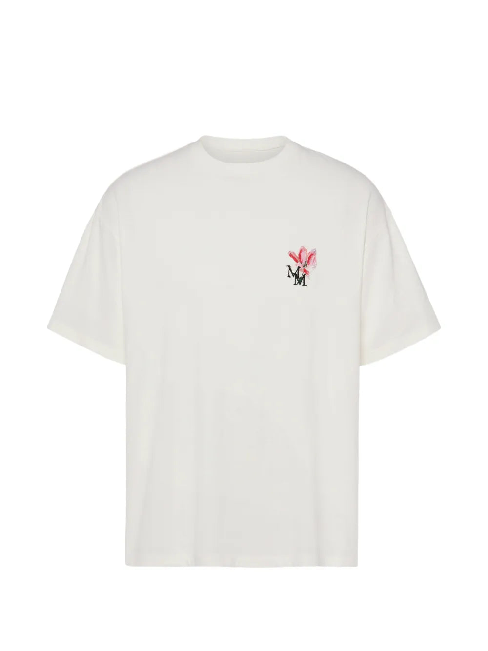 Maison Margiela playera con logo bordado - Blanco - imagen 1