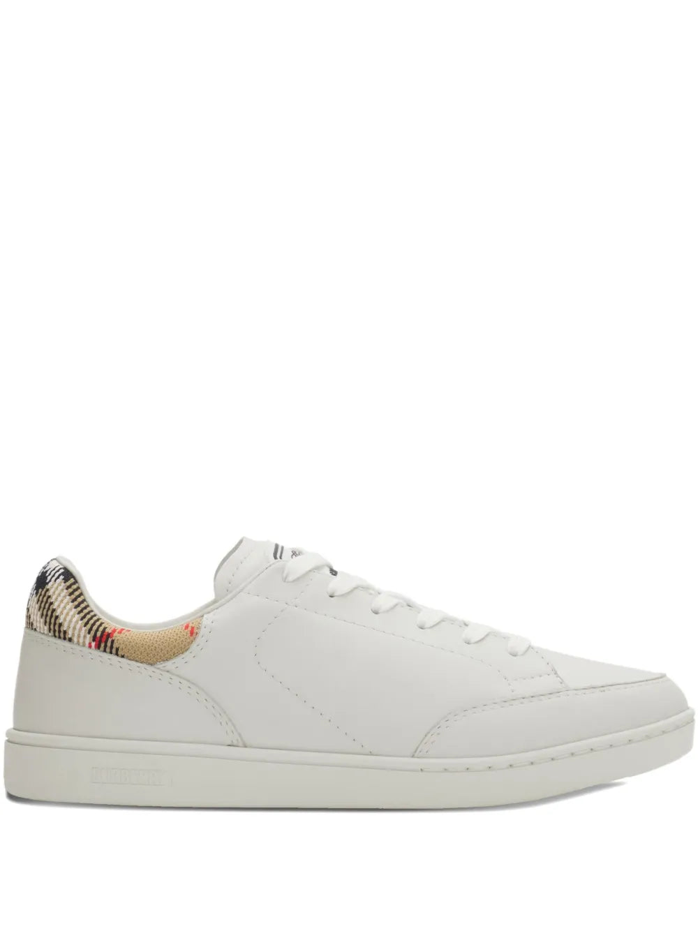Burberry tenis bajos con motivo