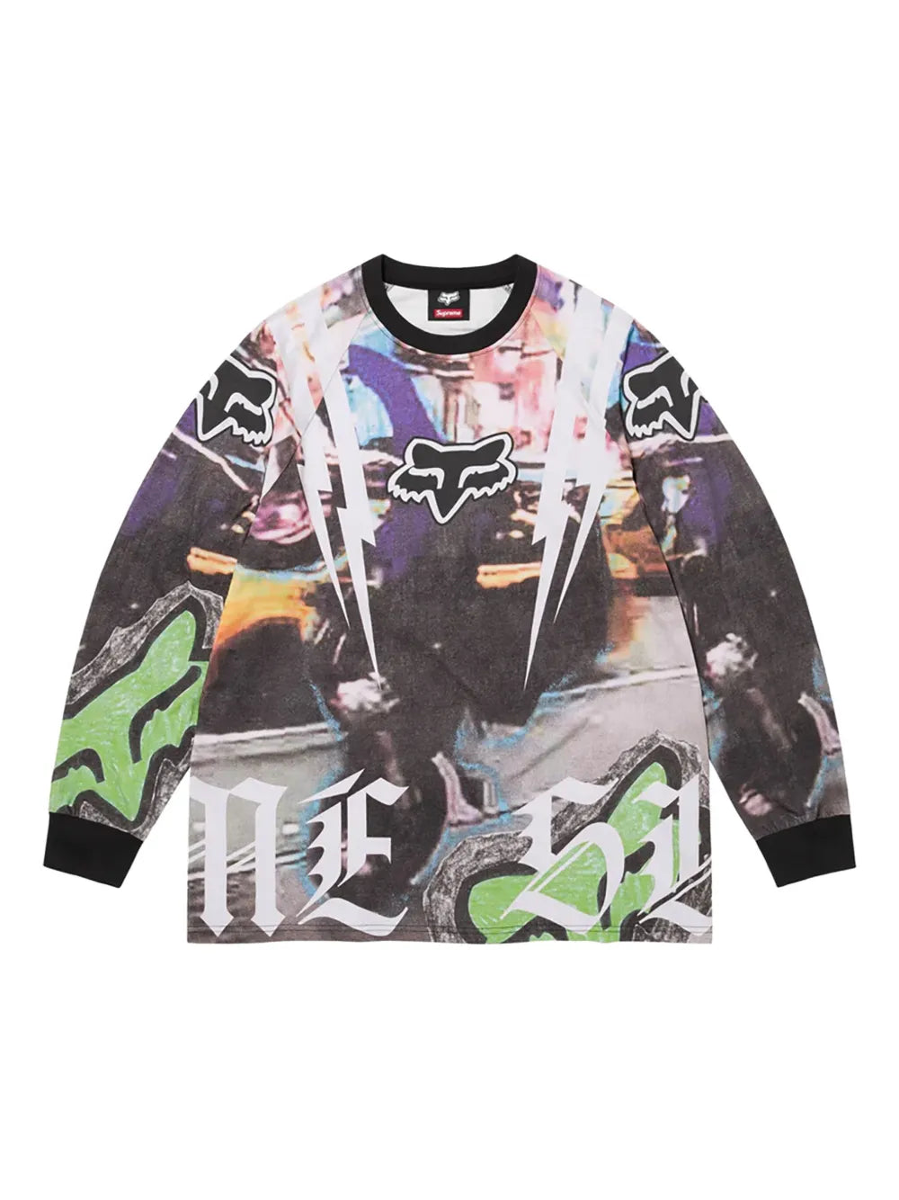 Supreme playera manga larga en colaboración con Fox Racing® - Gris - imagen 1