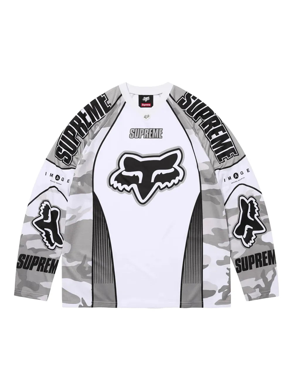 Supreme sudadera en colaboración con Fox Racing® - Blanco - imagen 1
