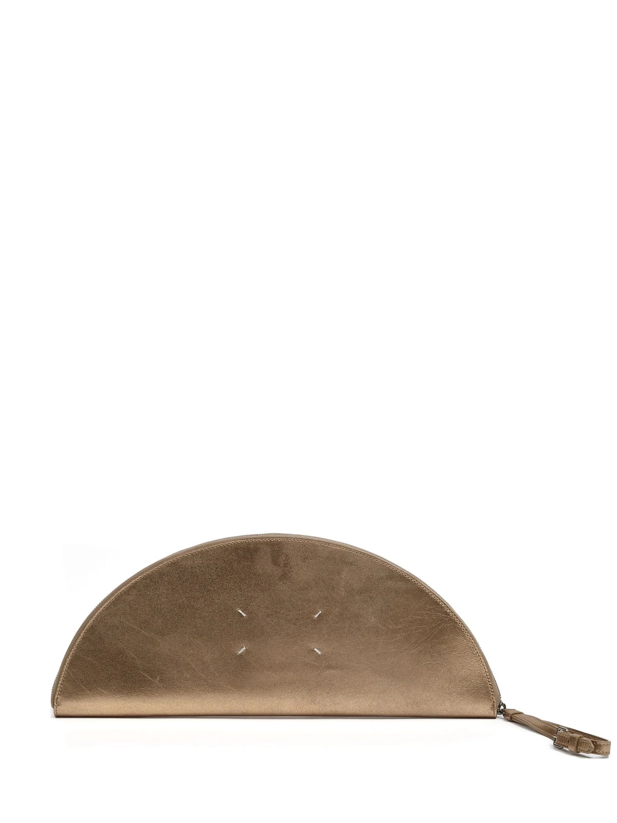 Maison Margiela bolsa de mano con forma de media luna - Dorado - imagen 1