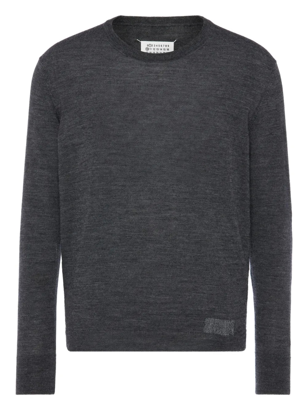 Maison Margiela suéter con parche - Gris - imagen 1